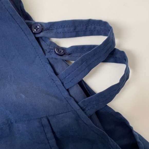 Hayden Los Angeles Navy Blue Apron Dress - Picture 7 of 7